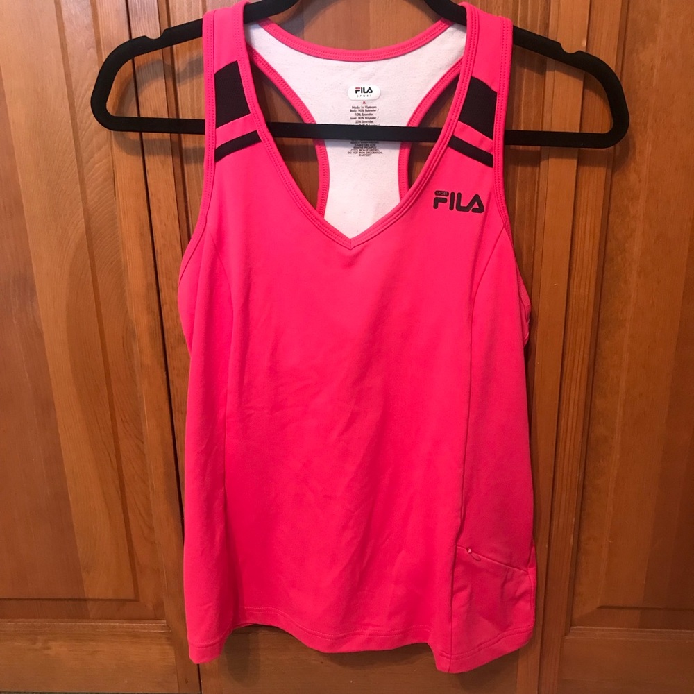 Fila active tank with built in sports bra